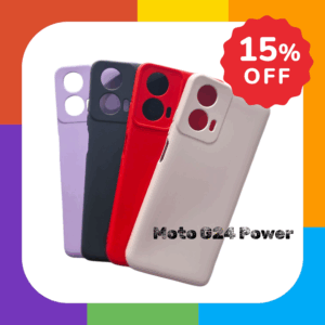 Funda Silicona Case Con Felpa Antigolpe Para Moto G24 Power Varios Colores