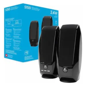 Parlantes Para Pc Logitech S150 Stereo Usb 2.4w Negro
