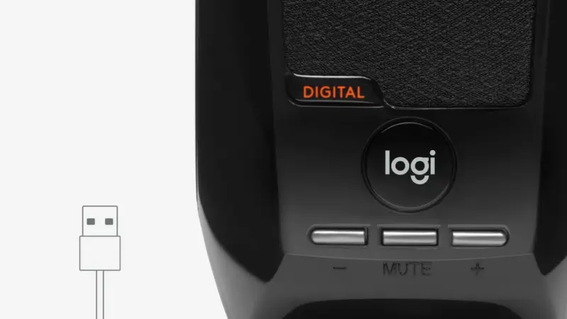 Parlantes Para Pc Logitech S150 Stereo Usb 2.4w Negro - Imagen 2
