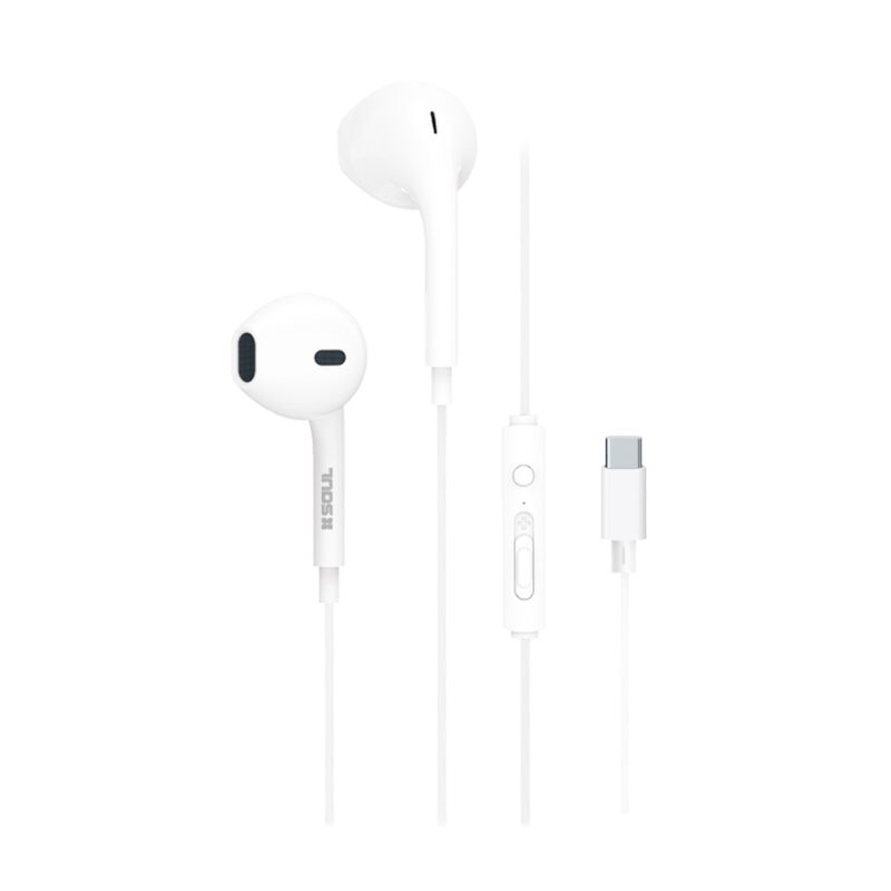 Auriculares Soul Manos Libres S389 Usb-c Blanco - Imagen 3