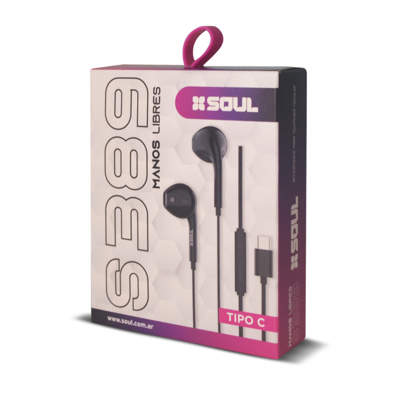 Auriculares Soul Manos Libres S389 Usb-c Blanco - Imagen 2