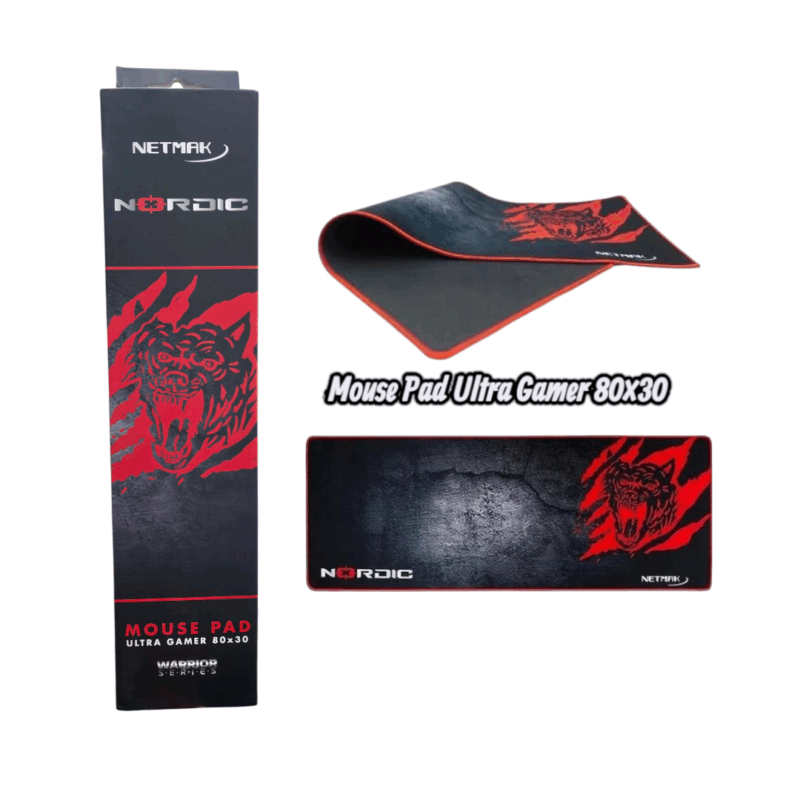 Pad Mouse Netmak Gamer Nm-nordic-2 Extra Grande Negro