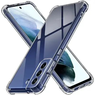 Fundas Transparentes Antishock Para Samsung+Vidrios Templado 9D