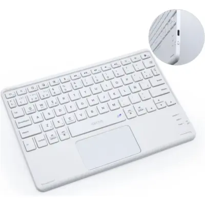 Teclado Slim Bluetooth Con Touchpad Seisa Dn-h036
