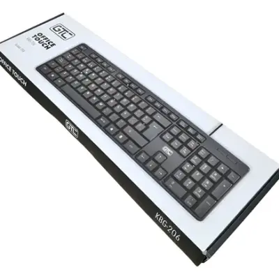 Teclado Usb Gtc Kbg-204  Color Negr Idioma Español