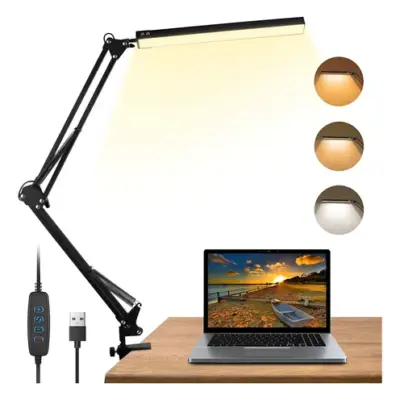 Lámpara Led Plegable Articulada De Escritorio