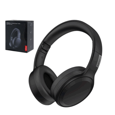 Auriculares Bluetooth Lenovo Th30 Thinkplus, color negro