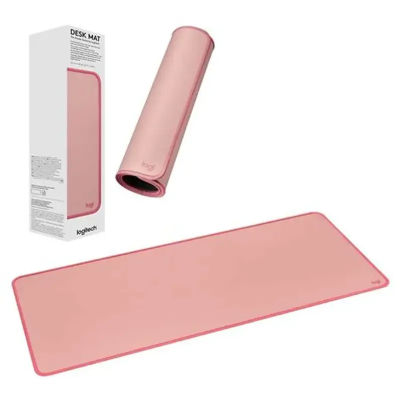 Mouse Pad Logitech 70x30 Mat Studio Desk Premium Color Rosa