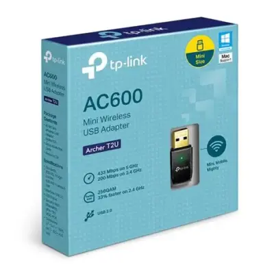 Adaptador Wifi Usb Tp-link Archer T2u Ac600 Dualband