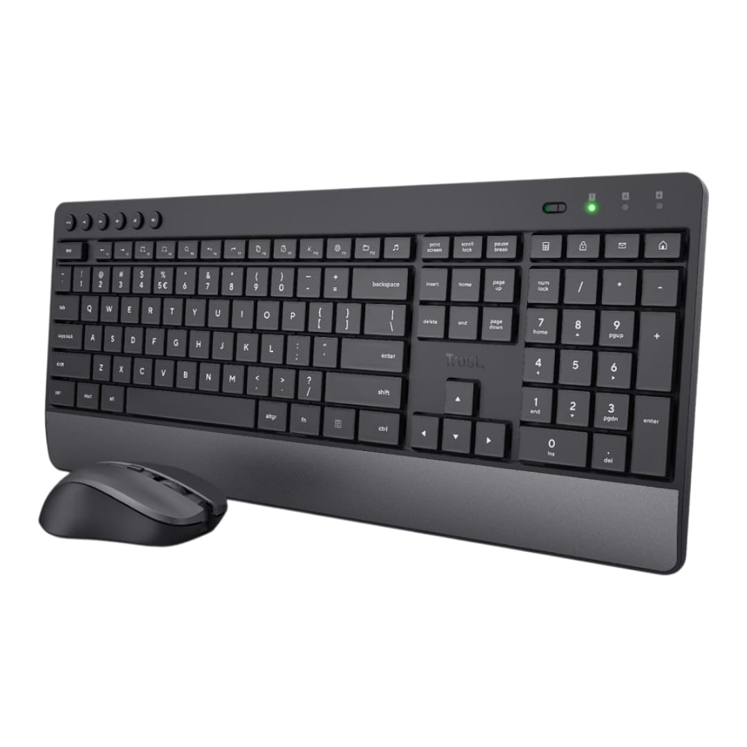 Teclado Y Mouse Trust Trezo Inalámbrico Silencioso
