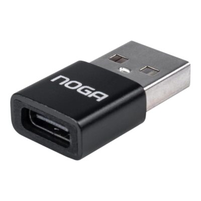 Mini Adaptador Usb-c A Usb-a Noga Para Notebook Tablets Pc Color Negro