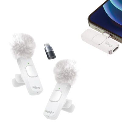 Micrófono Inalámbrico Ringo X2 C + Lightning Blanco