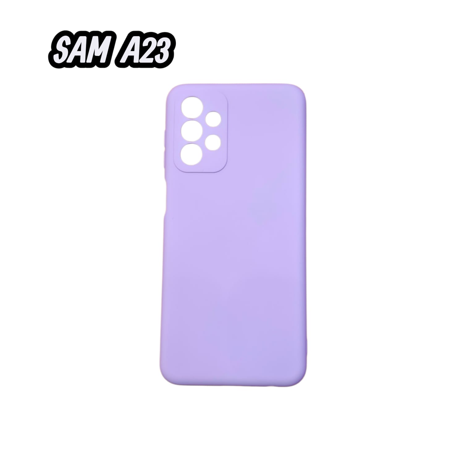 FUNDA SILICONA PARA SAMSUNG A23 VARIOS COLORES