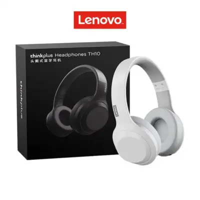 Auriculares Inalámbricos Lenovo Th10 8 Horas Duración Color Negro Blanco