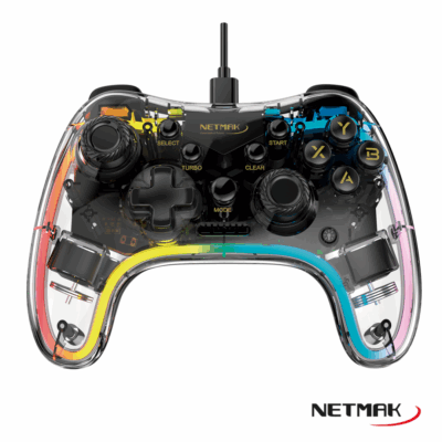 Joystick Gamepad PC/PS3 USB LED RGB NM-DASH