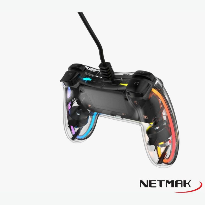 Joystick Gamepad PC/PS3 USB LED RGB NM-DASH - Imagen 3