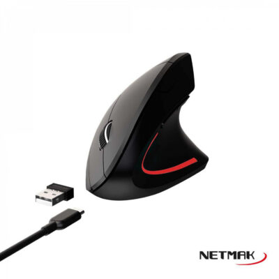 Mouse vertical inalámbrico recargable NM-ERGO