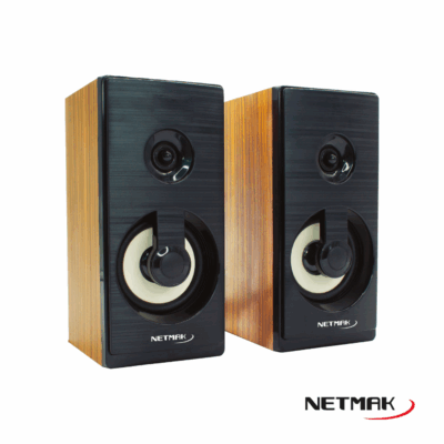 Parlantes de madera USB Para Pc NM-BORA