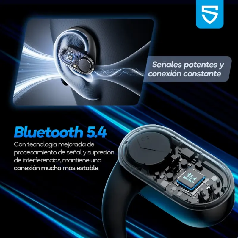 Auriculares Soundpeats Breezy Open Ear Bluetooth 5.4 Hi-Res 40h - Imagen 5