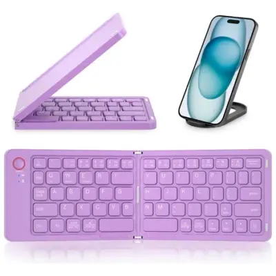 Teclado Plegable B023 De Colores Para Celulares iPad Tablets