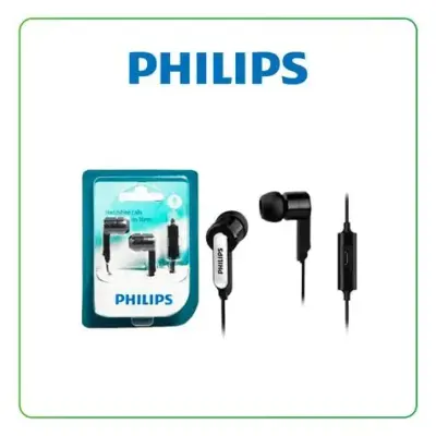 Auricular Philips She1405 In Ear Con Micrófono Manos Libres Original Negro