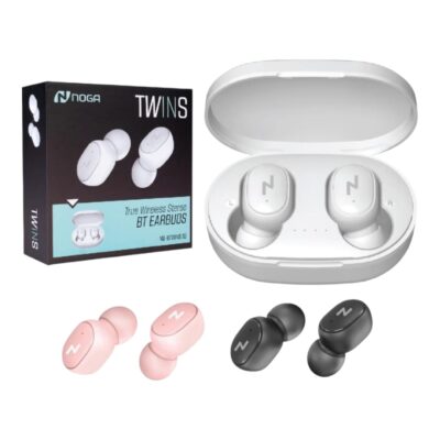 Auriculares Ear Buds Noga Bluetooth Tw33 Blanco True Wireles