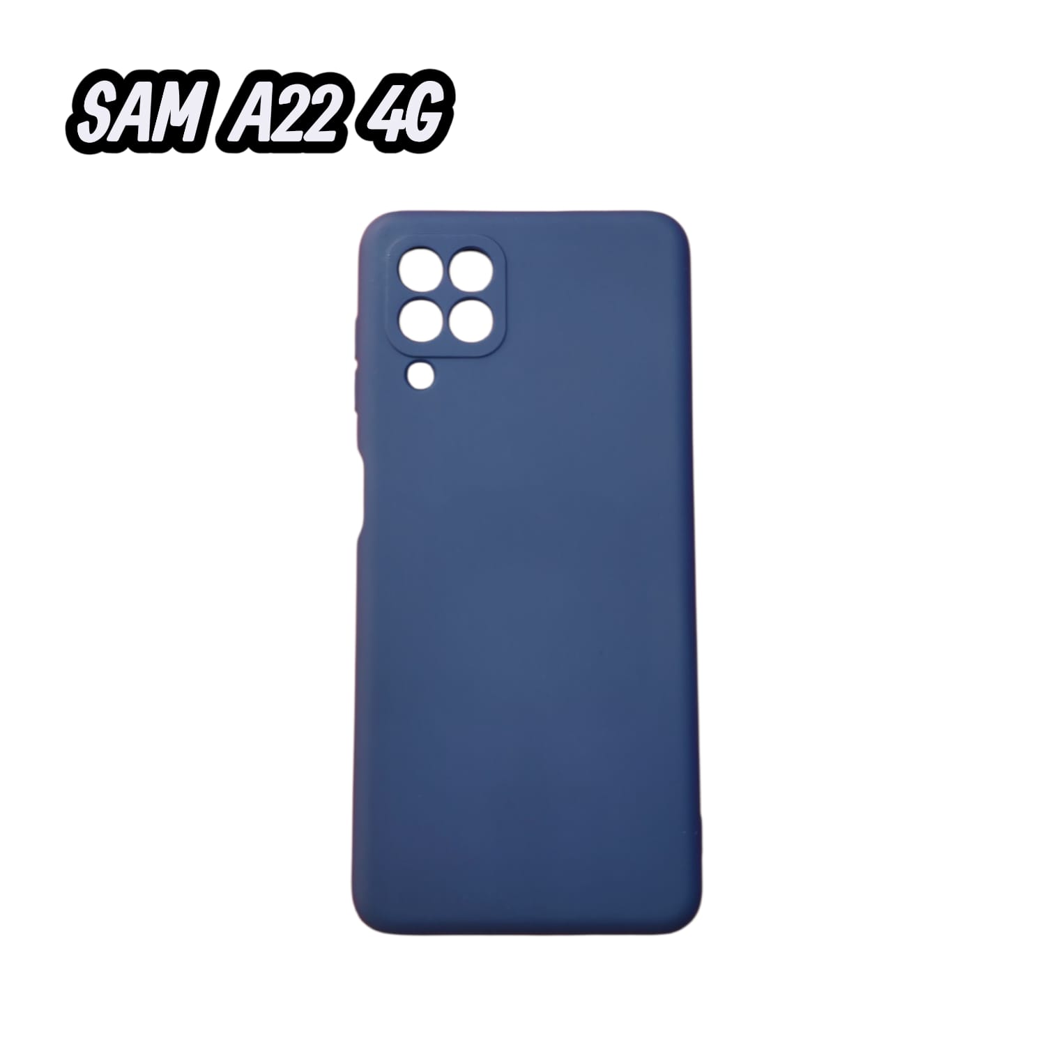 FUNDA SILICONA PARA SAMSUNG A22 4G VARIOS COLORES