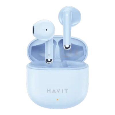 Auriculares Bluetooth Twas Havit Color Celeste TW976