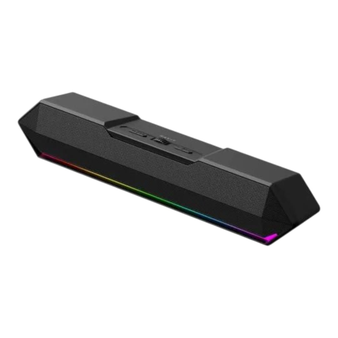 Barra Parlante Portátil Havit Sk772 Bt V5.3 Usb Tipo C Rgb Negro