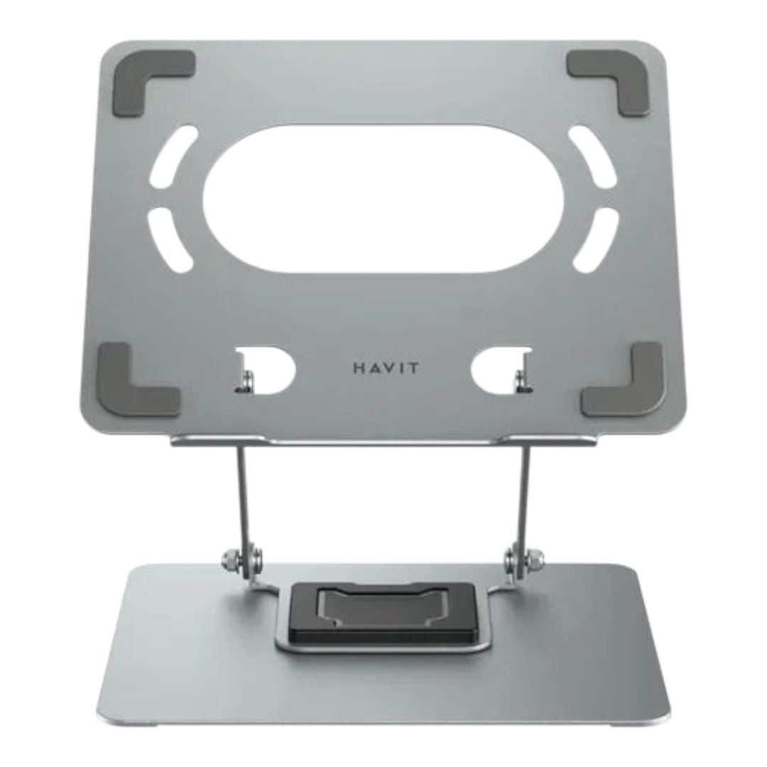 Soporte Para Notebook Havit St7411 Metálico Ajustable 360° - Plateado