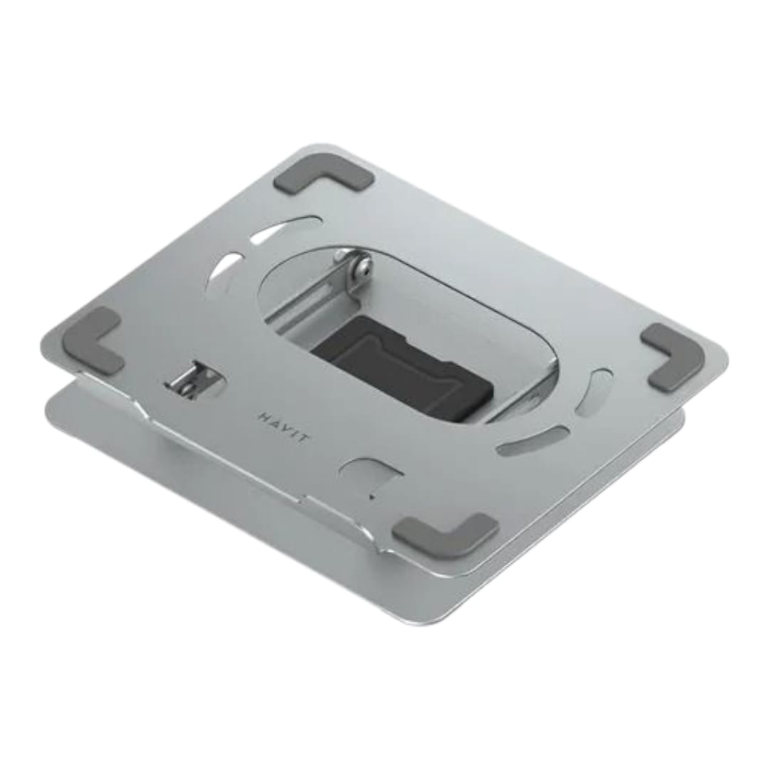Soporte Para Notebook Havit St7411 Metálico Ajustable 360° - Plateado - Imagen 4