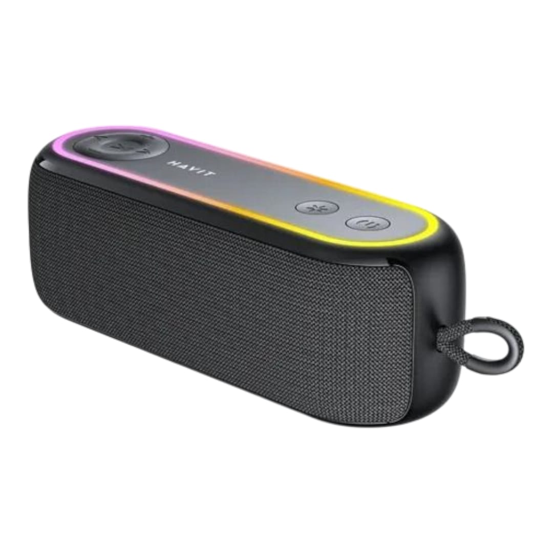 Parlante Portátil Havit Sk810bt Bt V5.4 Usb Aux Ipx5 Rgb - Negro - Imagen 6