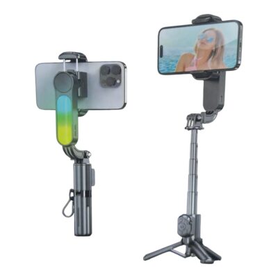 WEP-Q33-D Selfie Estabilizador Multifuncional con BT luz