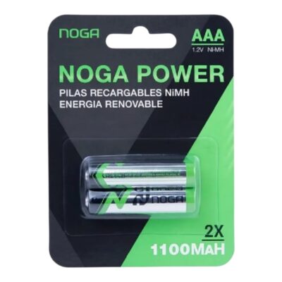 Pilas Recargables Aaa Blister X2 1100 Mah Noga