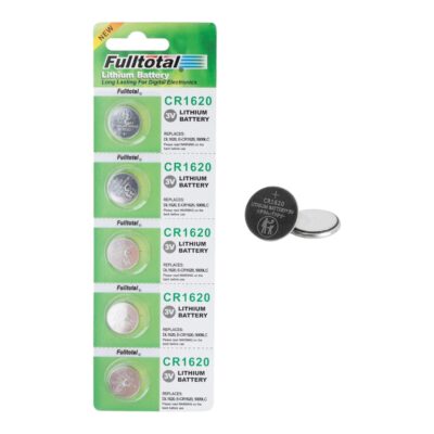 Pilas Botón CR1620 3V Pack Blister 5 unidades