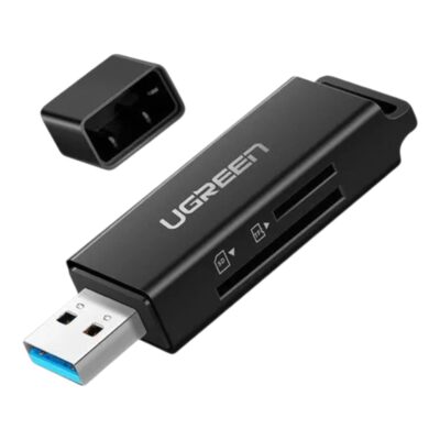 Lector De Tarjetas DUAL USB 3.0 a TF + SD NEGRO CM104