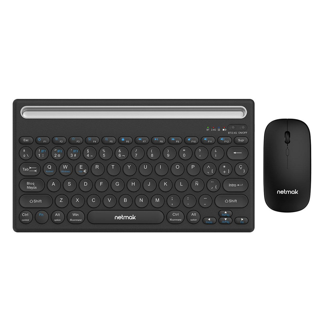 Teclado+Mouse inalámbrico recargable NM-KB654