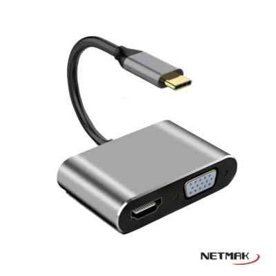Hub adaptador Tipo-C NM-4en1