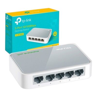 Switch TP-Link TL-SF1005D Con 5 Puertos a 10/100 Mbps