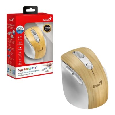 Mouse Genius Inalambrico Bt Recargable Ergo 9000s Pro