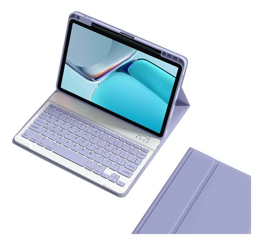 Funda Con Teclado Bluetooth Samsung Galaxy Tab A9/A11 8.7' Pulg - Imagen 2