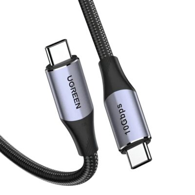 Cable Datos Ugreen Usb-c A Usb-c 5a Carga Rápida 240w 10gbps