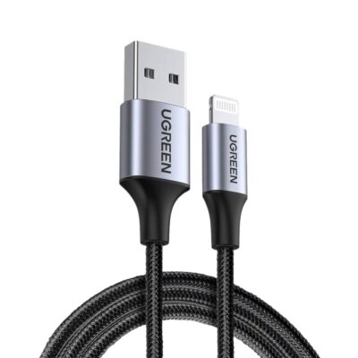 Cable De Datos USB-a 2.0 A Lightning IPhone 2.4a 1m Negro