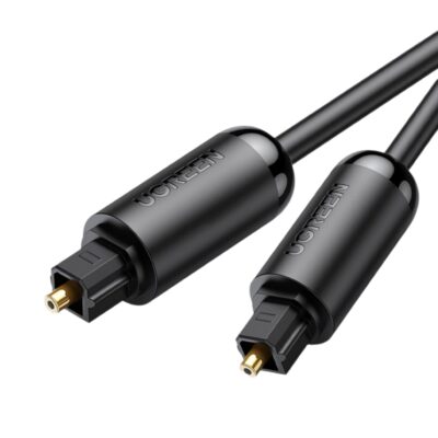 CABLE DE AUDIO OPTICO TOSLINK 3M NEGRO UGREEN
