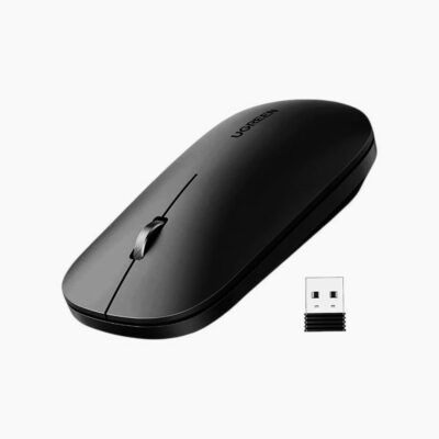 Mouse Inalámbrico Ultradelgado Negro Mu001 Ugreen